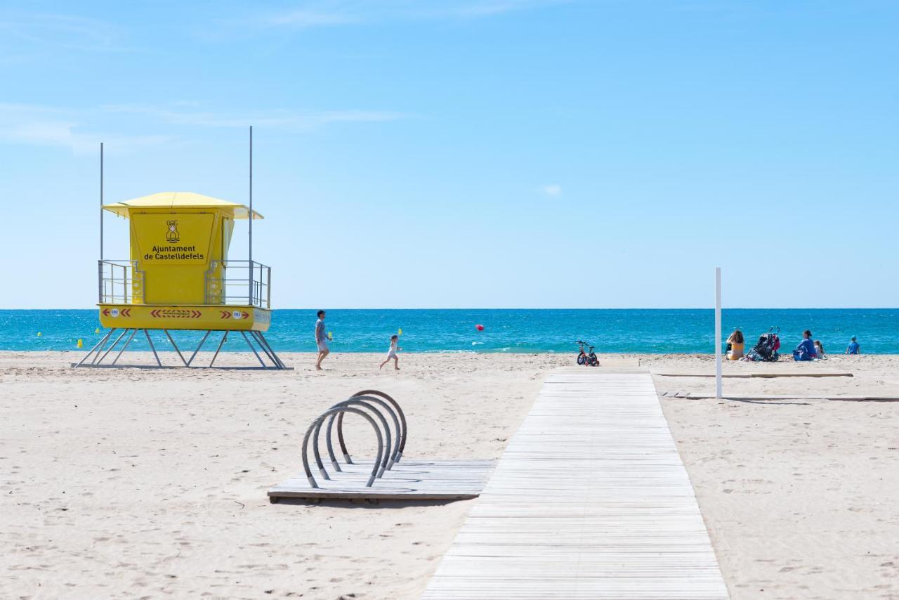 Maka Beach Apartment V Castelldefels Dış mekan fotoğraf
